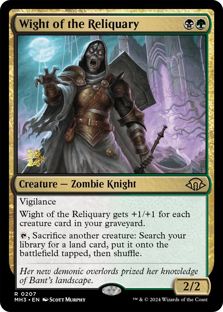 Wight of the Reliquary [Modern Horizons 3 Prerelease Promos] | Gear Gaming Fayetteville