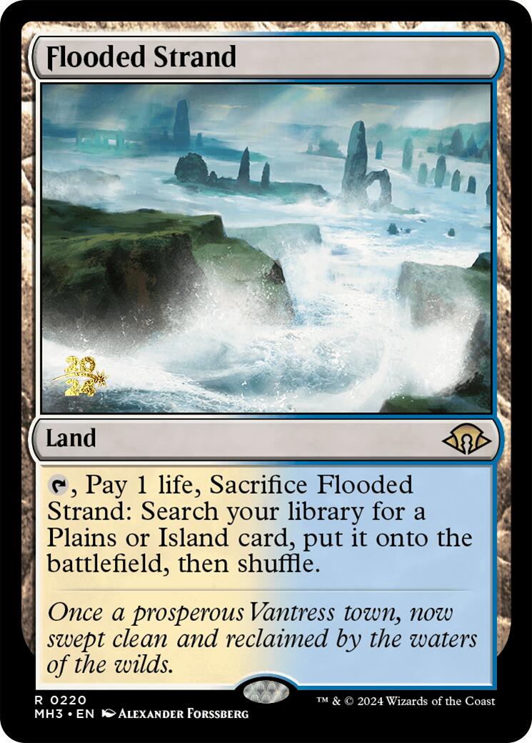 Flooded Strand [Modern Horizons 3 Prerelease Promos] | Gear Gaming Fayetteville