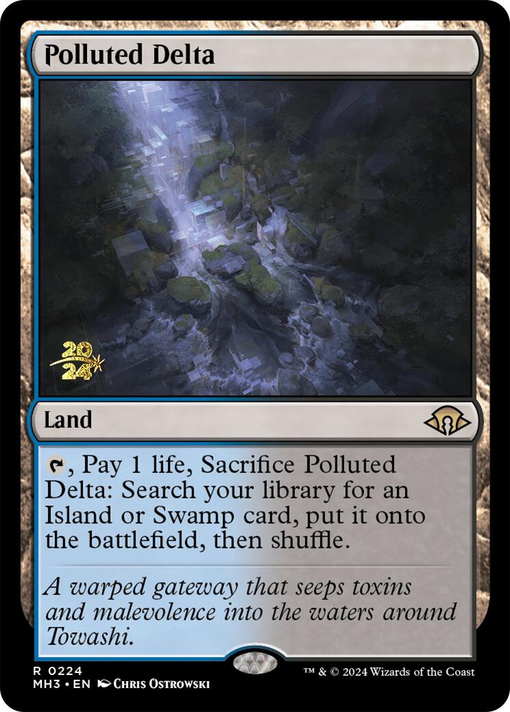 Polluted Delta [Modern Horizons 3 Prerelease Promos] | Gear Gaming Fayetteville