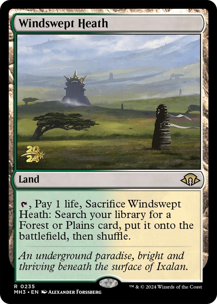 Windswept Heath [Modern Horizons 3 Prerelease Promos] | Gear Gaming Fayetteville