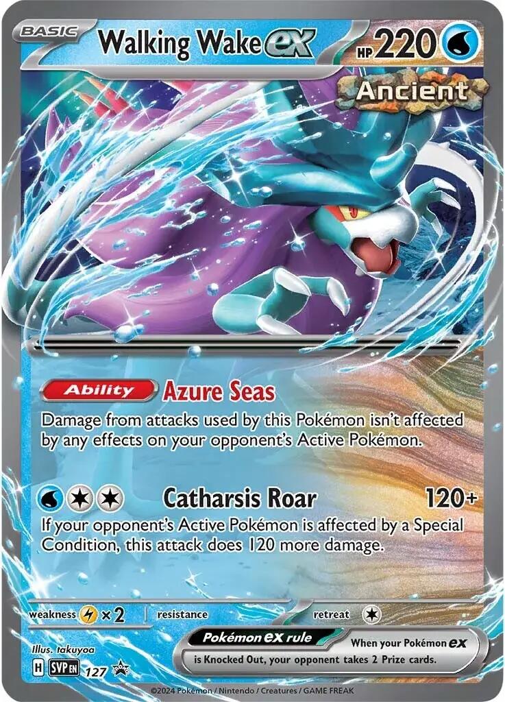 Walking Wake ex (127) [Scarlet & Violet: Black Star Promos] | Gear Gaming Fayetteville