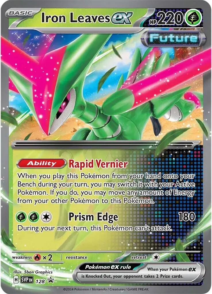 Iron Leaves ex (128) [Scarlet & Violet: Black Star Promos] | Gear Gaming Fayetteville