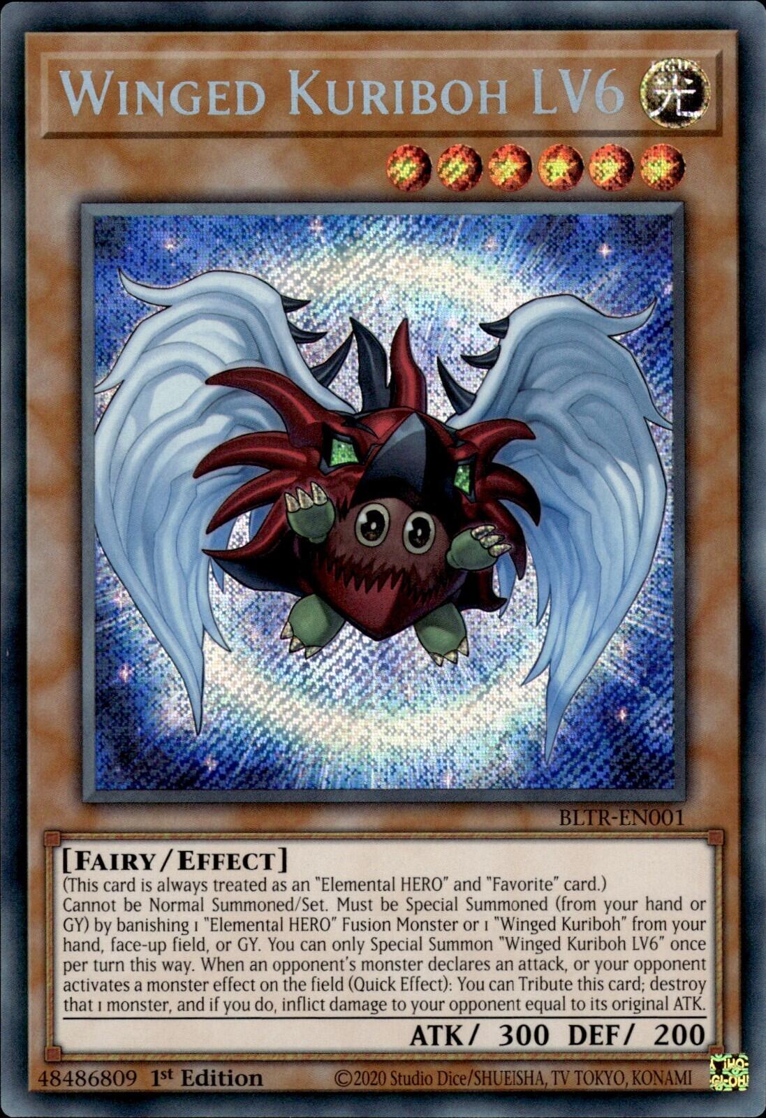 Winged Kuriboh LV6 [BLTR-EN001] Secret Rare | Gear Gaming Fayetteville