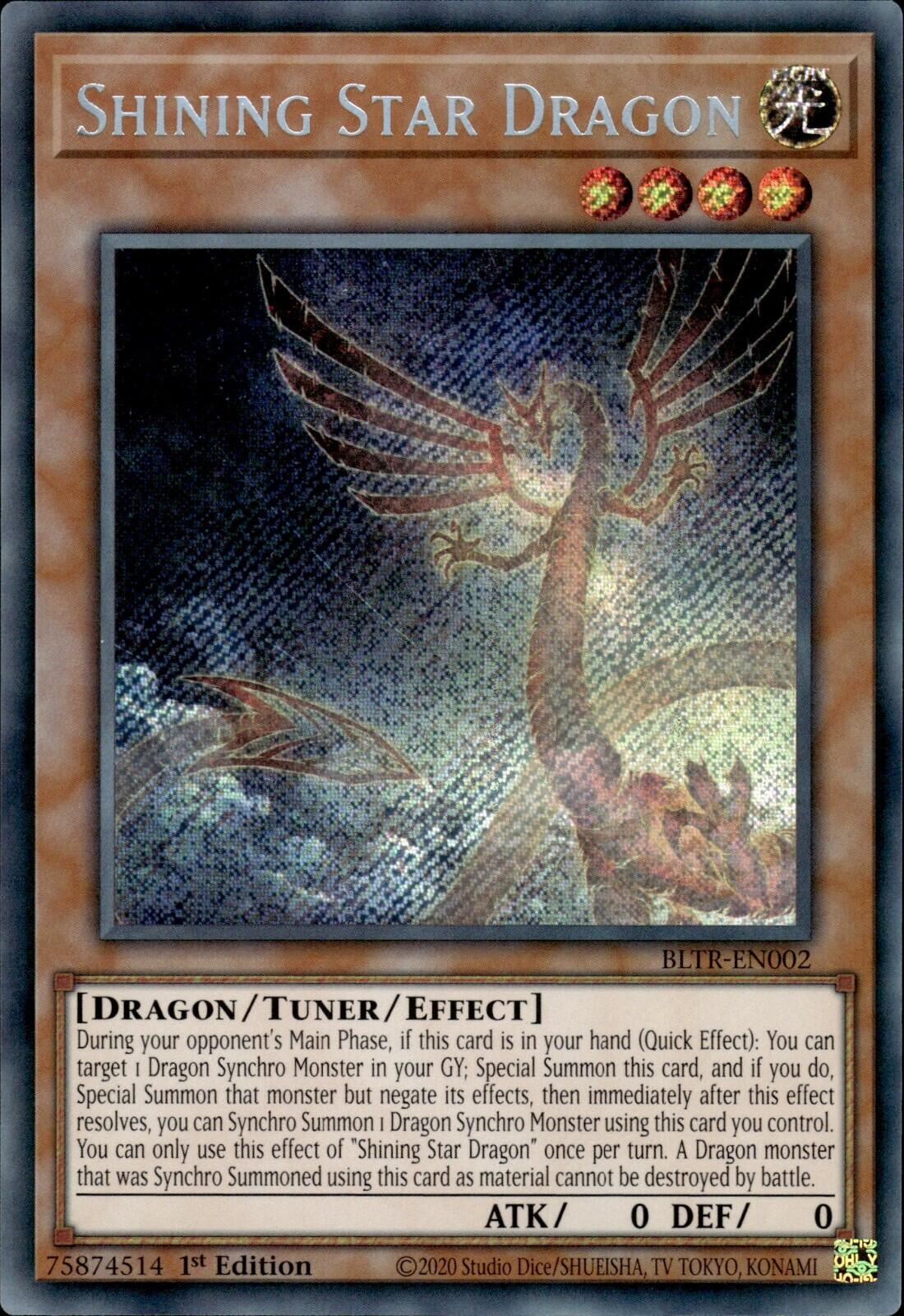 Shining Star Dragon [BLTR-EN002] Secret Rare | Gear Gaming Fayetteville