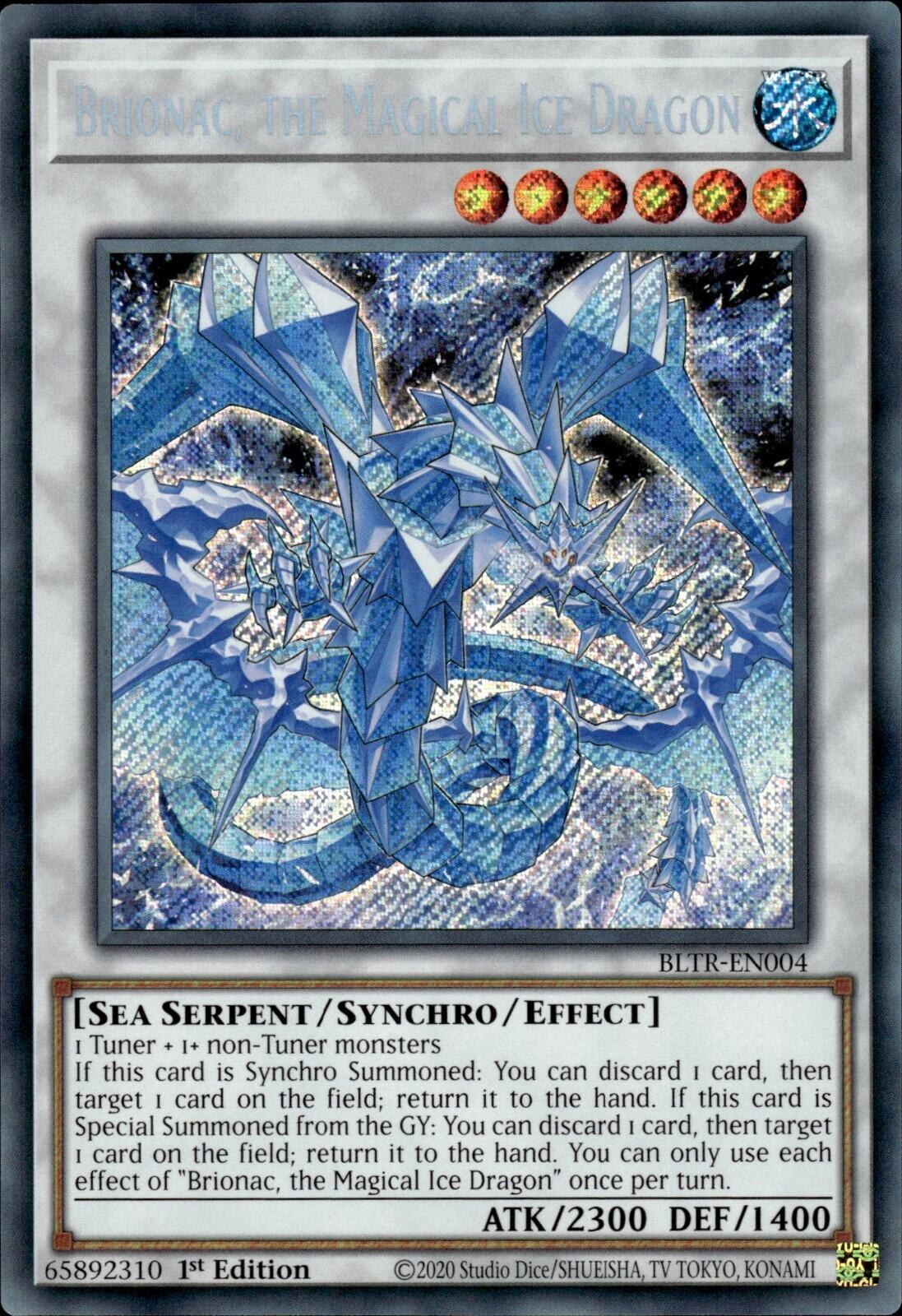 Brionac, the Magical Ice Dragon [BLTR-EN004] Secret Rare | Gear Gaming Fayetteville