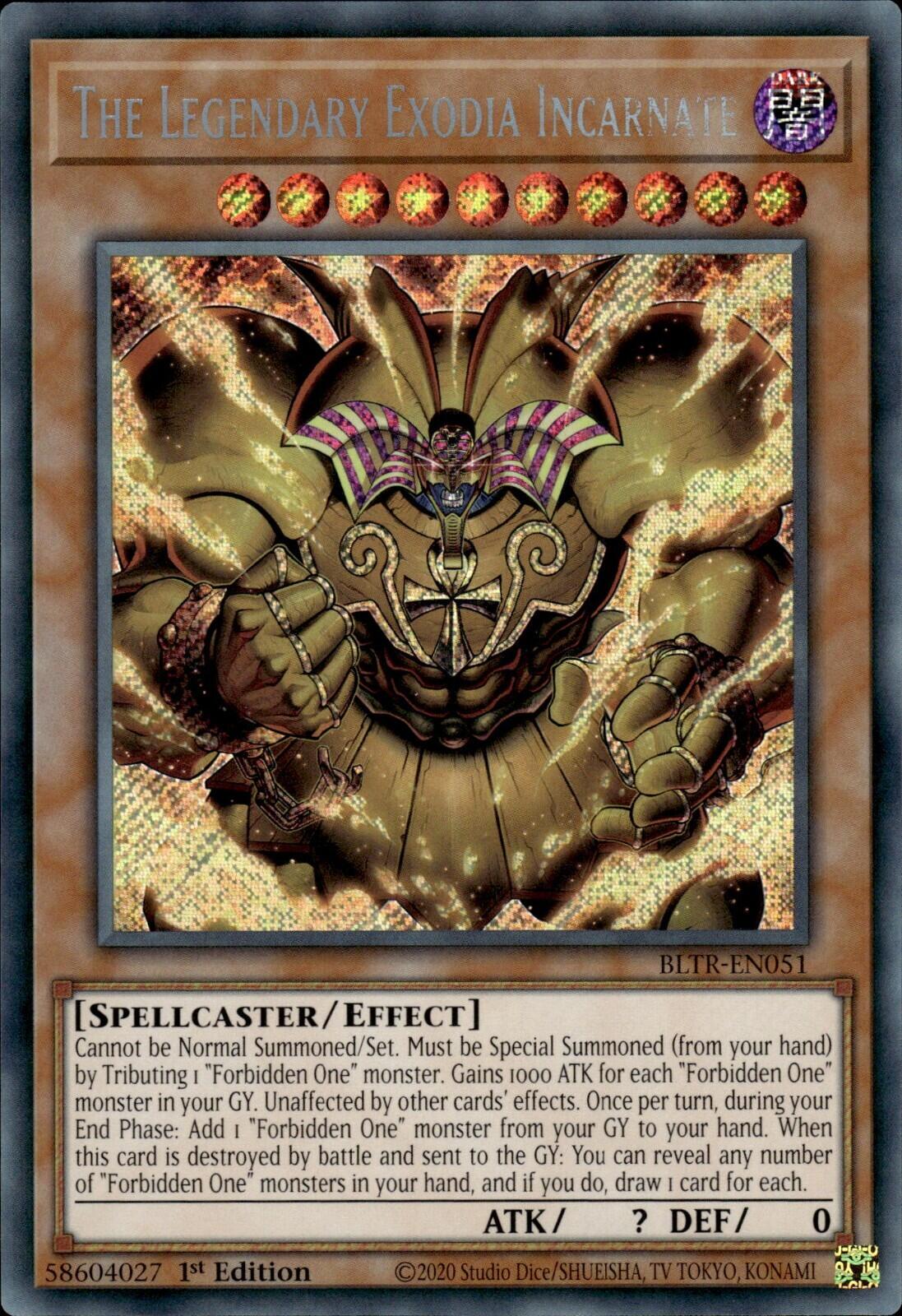 The Legendary Exodia Incarnate [BLTR-EN051] Secret Rare | Gear Gaming Fayetteville