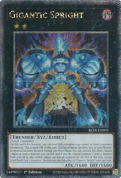 Gigantic Spright (Quarter Century Secret Rare) [BLTR-EN091] Quarter Century Secret Rare | Gear Gaming Fayetteville