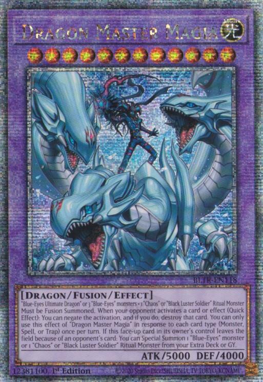 Dragon Master Magia (Quarter Century Secret Rare) [BLTR-EN118] Quarter Century Secret Rare | Gear Gaming Fayetteville