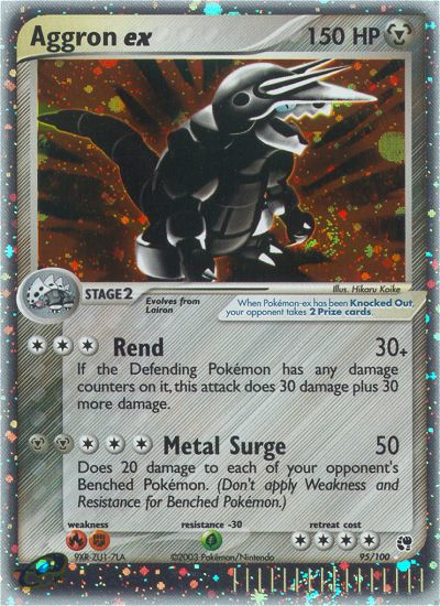 Aggron ex (95/100) [EX: Sandstorm] | Gear Gaming Fayetteville