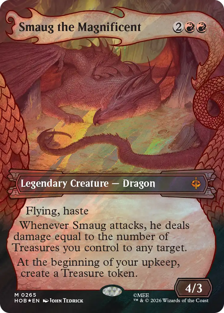 Smaug the Magnificent (Showcase) (Surge Foil) [The Hobbit] | Gear Gaming Fayetteville