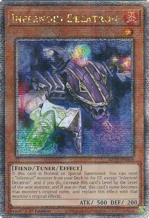 Infernoid Decatron (Quarter Century Secret Rare) [BLTR-EN069] Quarter Century Secret Rare | Gear Gaming Fayetteville