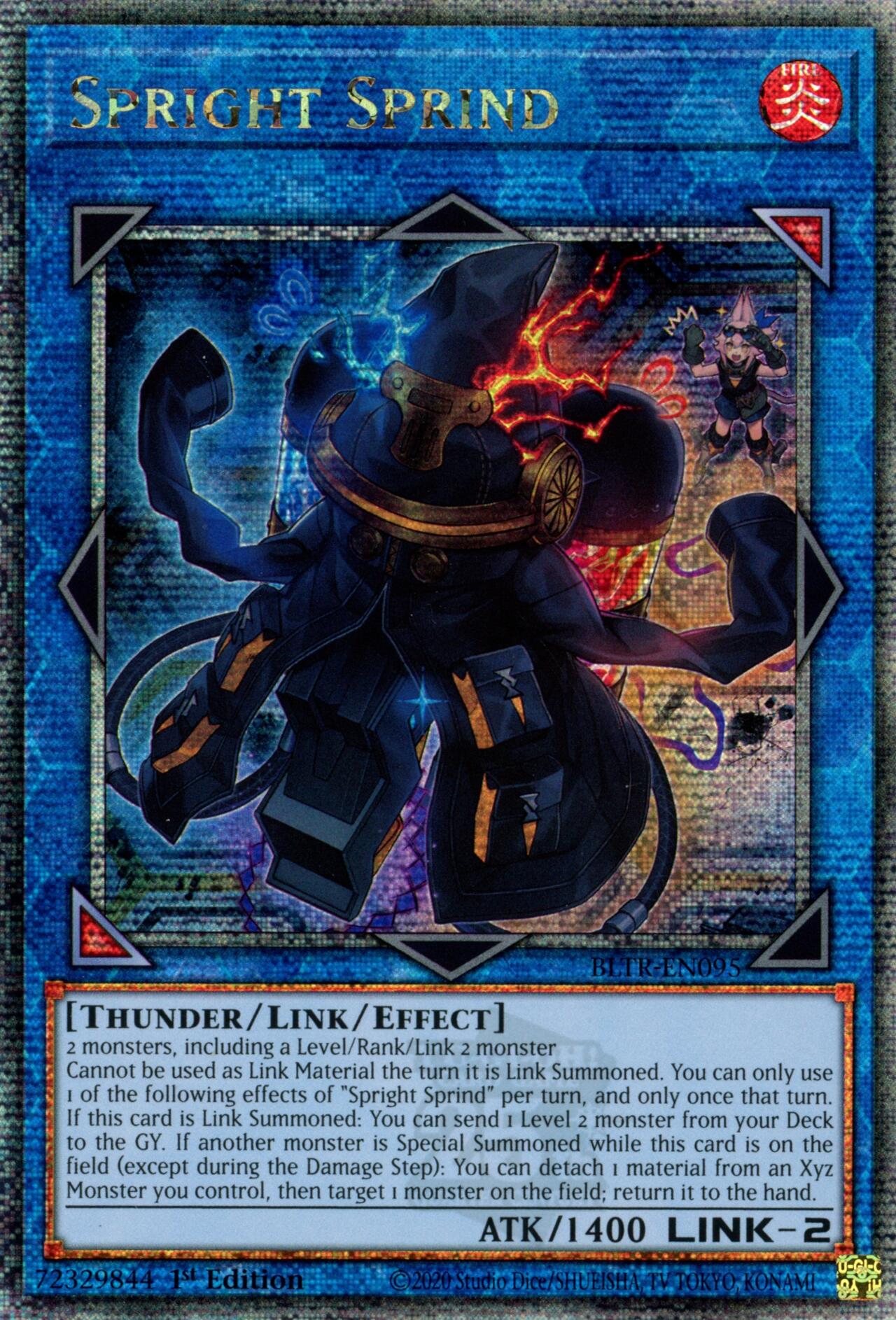 Spright Sprind (Quarter Century Secret Rare) [BLTR-EN095] Quarter Century Secret Rare | Gear Gaming Fayetteville