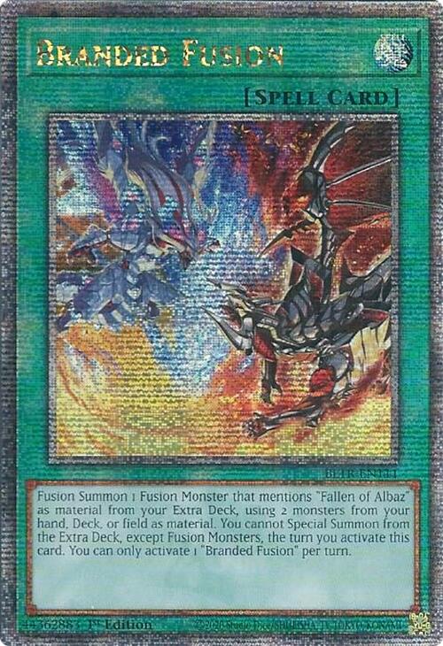 Branded Fusion (Quarter Century Secret Rare) [BLTR-EN111] Quarter Century Secret Rare | Gear Gaming Fayetteville