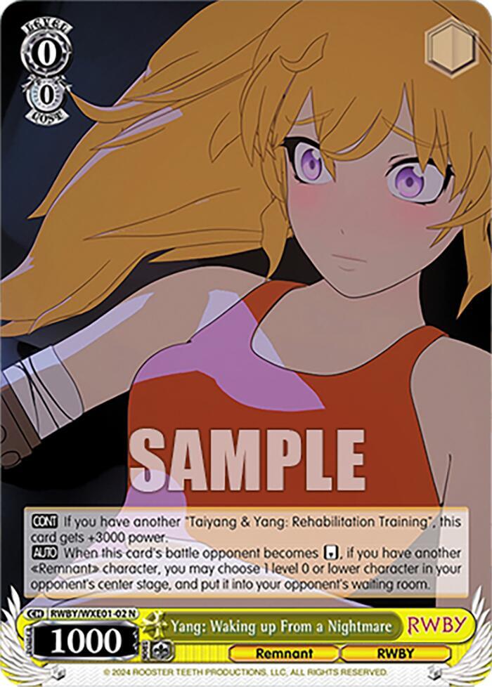 Yang: Waking up From a Nightmare - [RWBY Premium Booster] | Gear Gaming Fayetteville