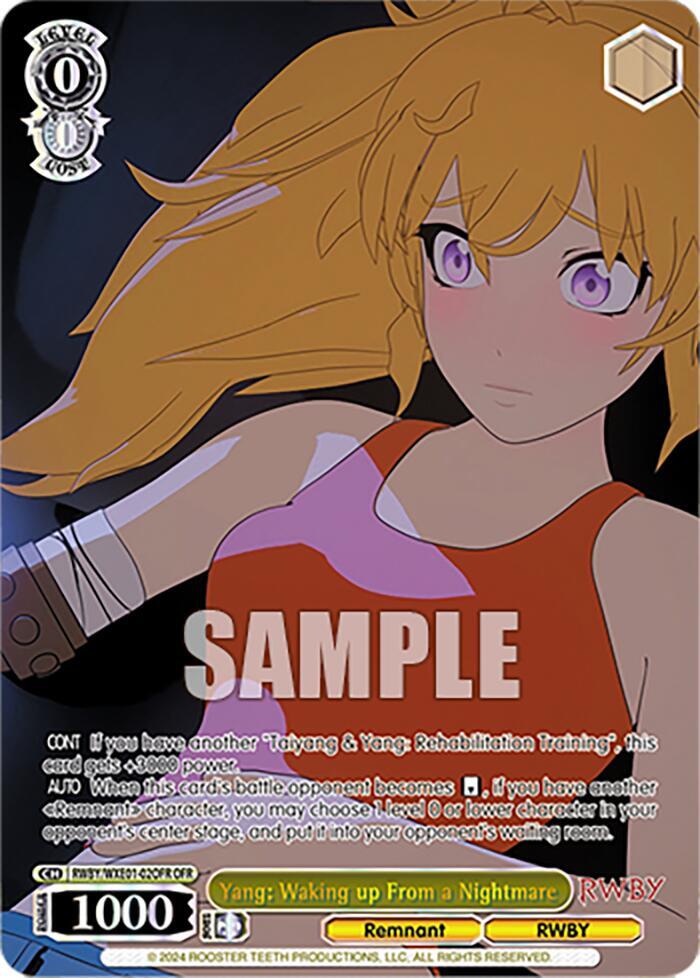 Yang: Waking up From a Nightmare (OFR) - [RWBY Premium Booster] | Gear Gaming Fayetteville