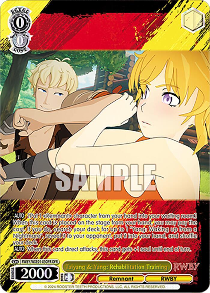 Taiyang & Yang: Rehabilitation Training (OFR) - [RWBY Premium Booster] | Gear Gaming Fayetteville