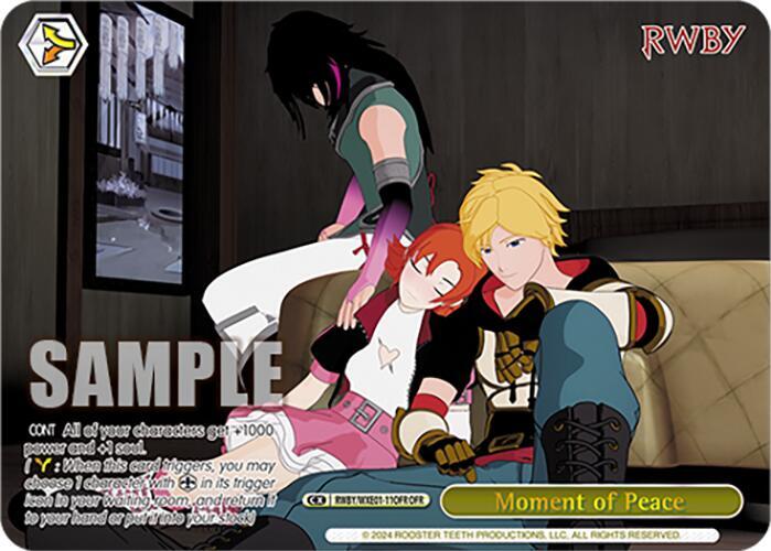 Moment of Peace (OFR) - [RWBY Premium Booster] | Gear Gaming Fayetteville