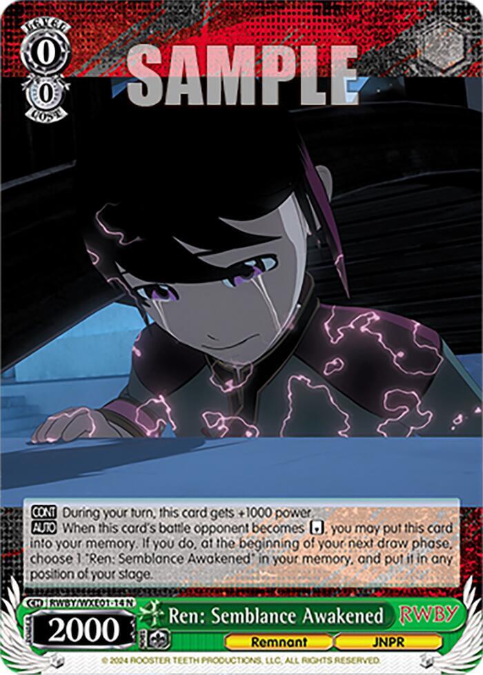 Ren: Semblance Awakened - [RWBY Premium Booster] | Gear Gaming Fayetteville