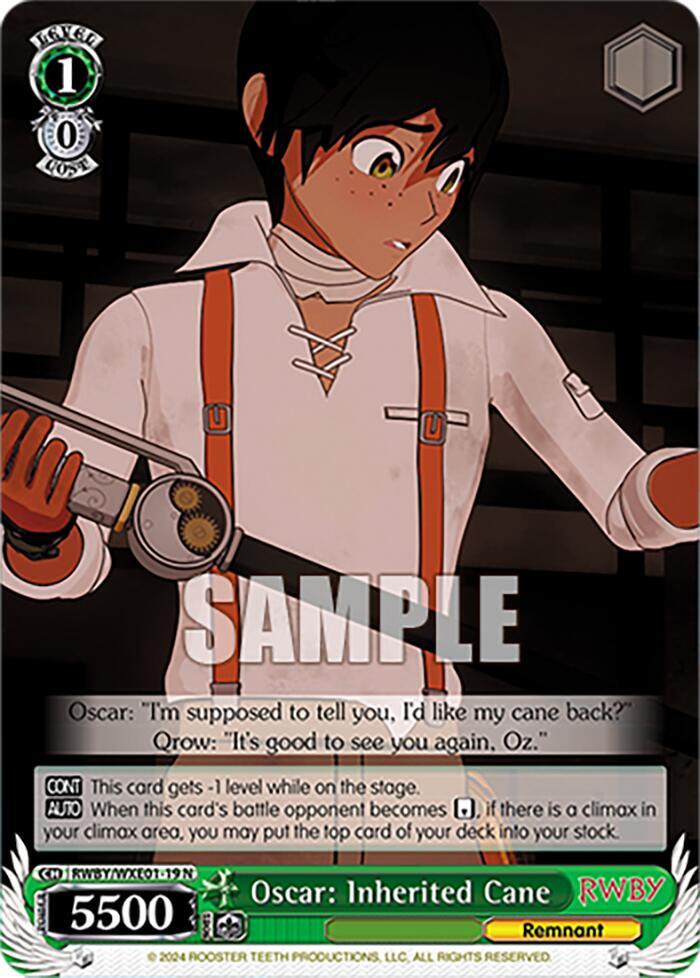 Oscar: Inherited Cane - [RWBY Premium Booster] | Gear Gaming Fayetteville