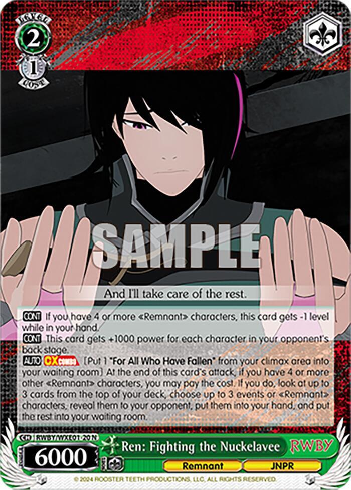 Ren: Fighting the Nuckelavee - [RWBY Premium Booster] | Gear Gaming Fayetteville