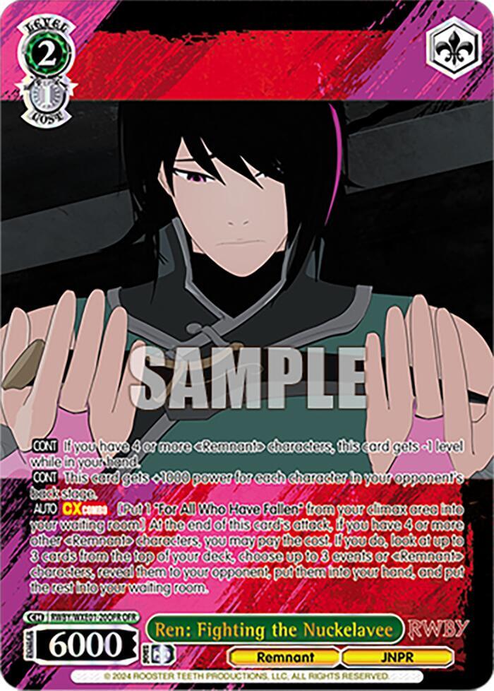Ren: Fighting the Nuckelavee (OFR) - [RWBY Premium Booster] | Gear Gaming Fayetteville