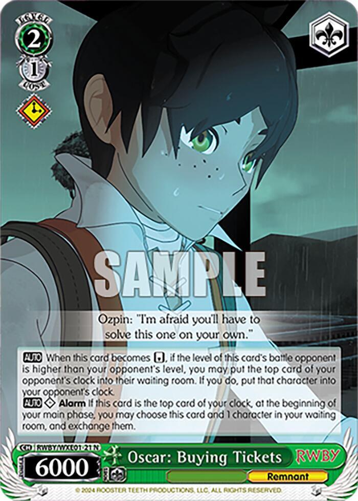 Oscar: Buying Tickets - [RWBY Premium Booster] | Gear Gaming Fayetteville
