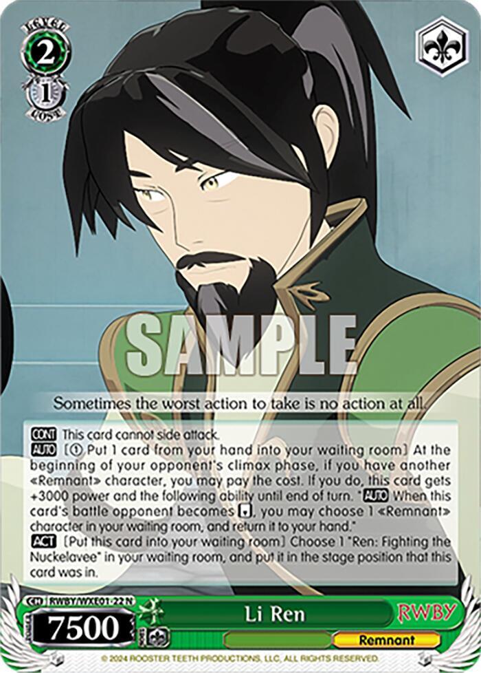 Li Ren - [RWBY Premium Booster] | Gear Gaming Fayetteville