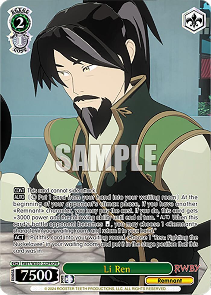 Li Ren (OFR) - [RWBY Premium Booster] | Gear Gaming Fayetteville