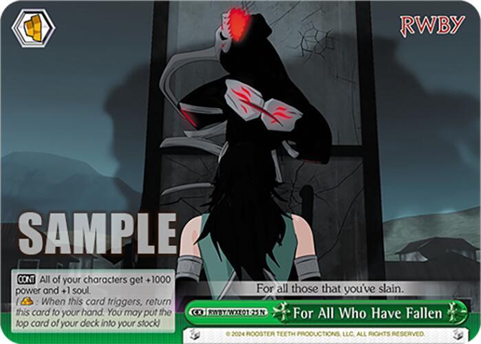 For All Who Have Fallen - [RWBY Premium Booster] | Gear Gaming Fayetteville