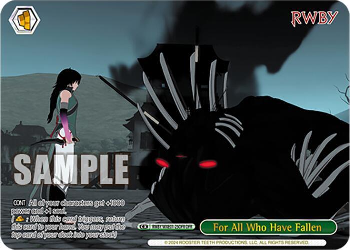 For All Who Have Fallen (OFR) - [RWBY Premium Booster] | Gear Gaming Fayetteville