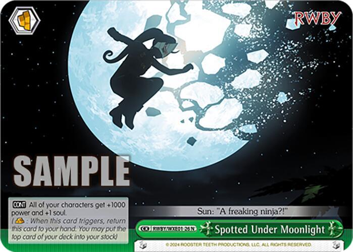 Spotted Under Moonlight - [RWBY Premium Booster] | Gear Gaming Fayetteville