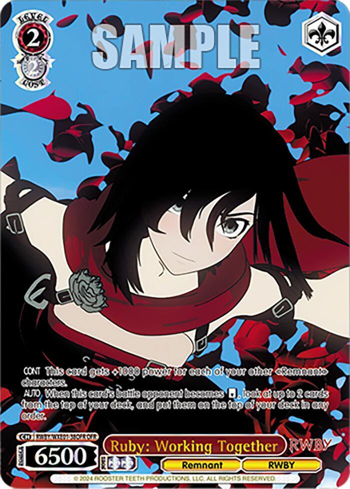 Ruby: Working Together (OFR) - [RWBY Premium Booster] | Gear Gaming Fayetteville