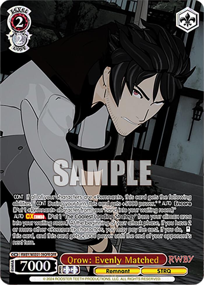 Qrow: Evenly Matched (OFR) - [RWBY Premium Booster] | Gear Gaming Fayetteville
