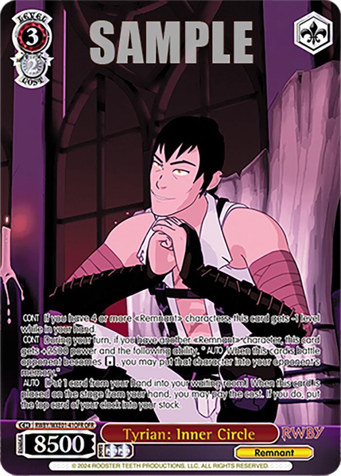 Tyrian: Inner Circle (OFR) - [RWBY Premium Booster] | Gear Gaming Fayetteville