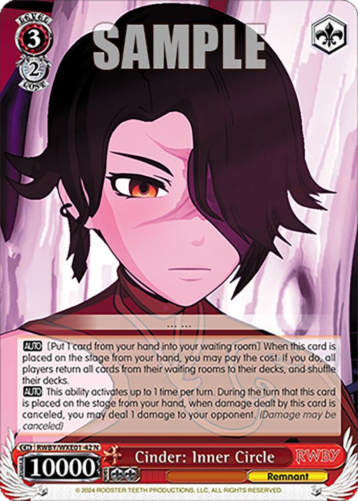 Cinder: Inner Circle - [RWBY Premium Booster] | Gear Gaming Fayetteville