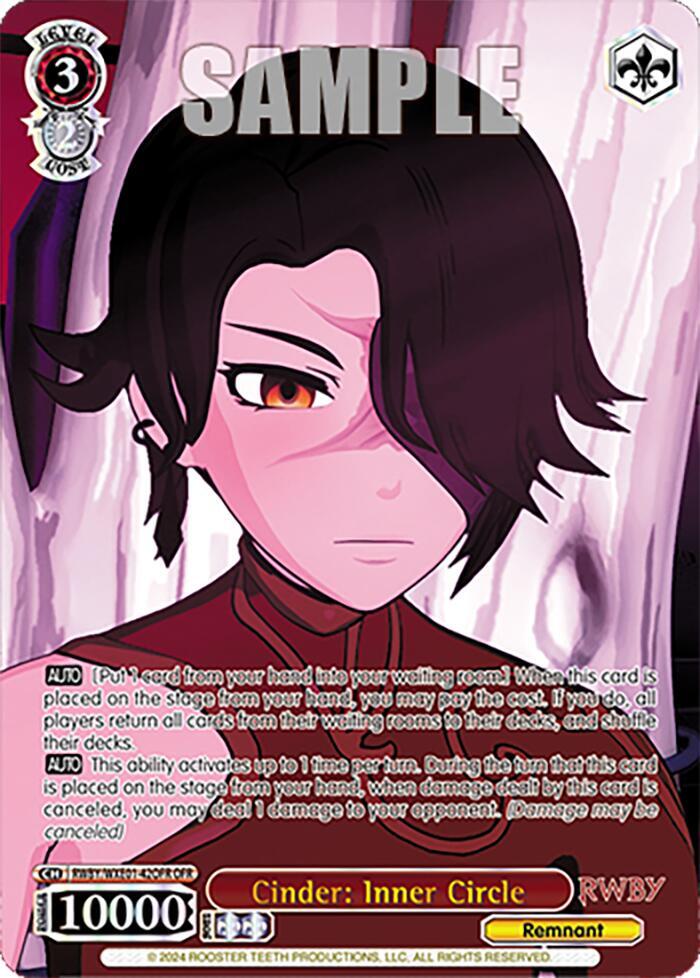 Cinder: Inner Circle (OFR) - [RWBY Premium Booster] | Gear Gaming Fayetteville