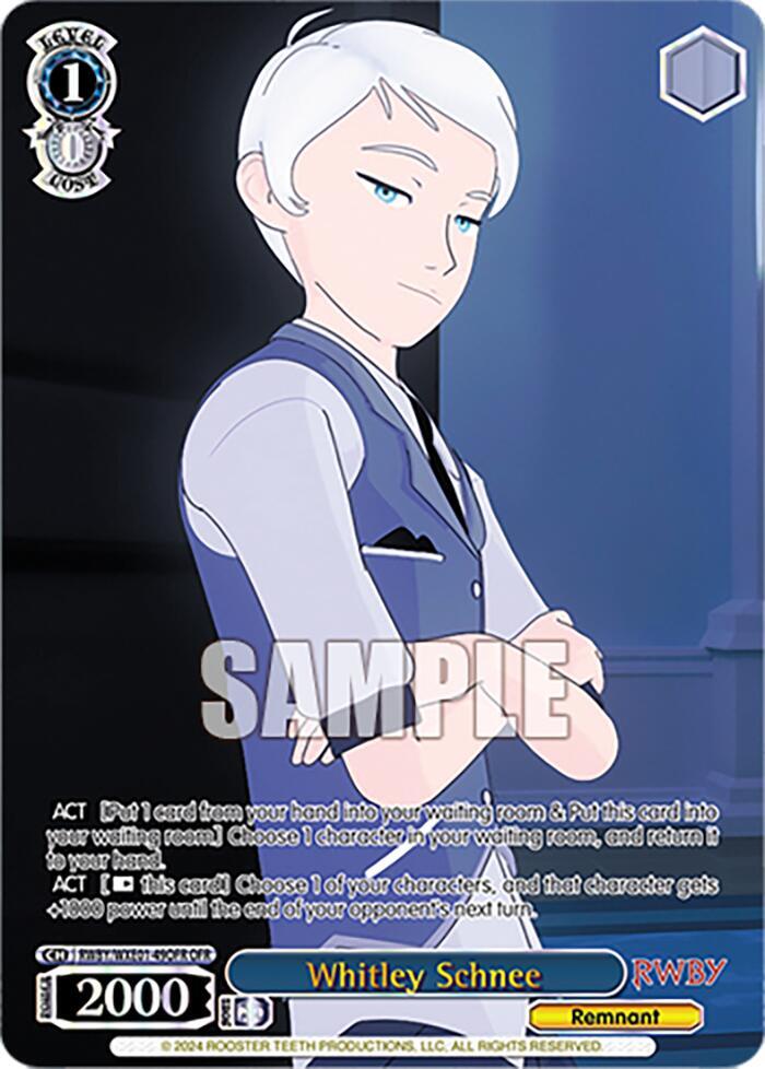Whitley Schnee (OFR) - [RWBY Premium Booster] | Gear Gaming Fayetteville