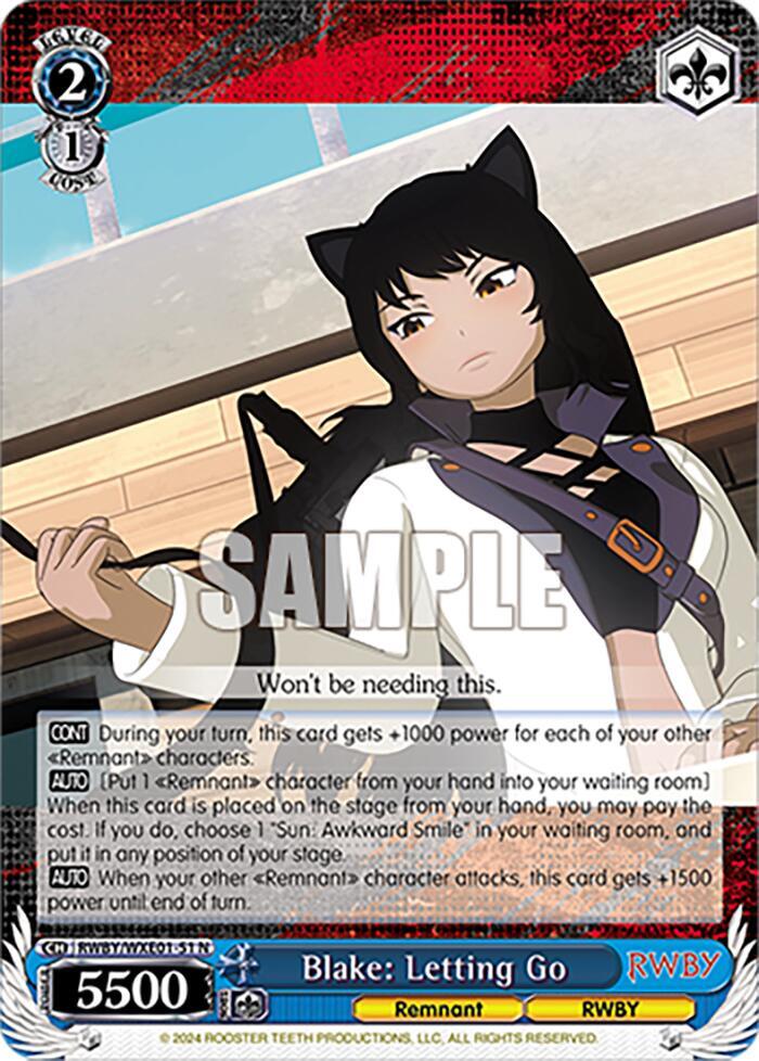 Blake: Letting Go - [RWBY Premium Booster] | Gear Gaming Fayetteville