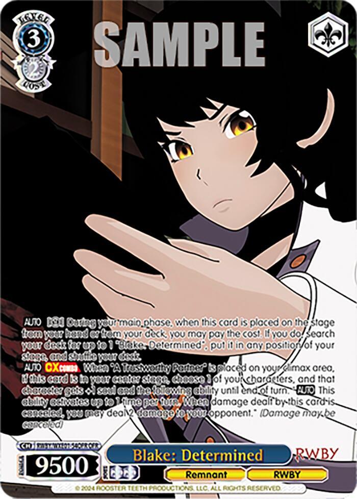 Blake: Determined (OFR) - [RWBY Premium Booster] | Gear Gaming Fayetteville