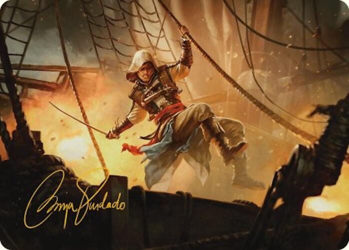 Edward Kenway Art Card (Gold-Stamped Signature) [Assassin's Creed Art Series] | Gear Gaming Fayetteville