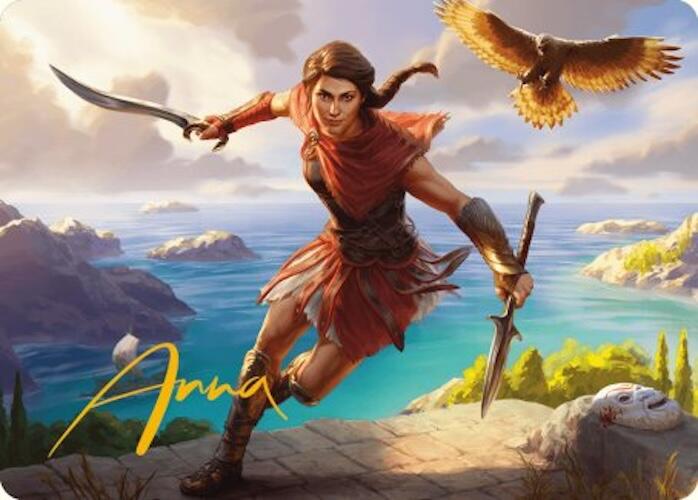 Kassandra, Eagle Bearer Art Card (Gold-Stamped Signature) [Assassin's Creed Art Series] | Gear Gaming Fayetteville