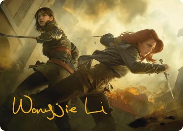 Mary Read and Anne Bonny Art Card (Gold-Stamped Signature) [Assassin's Creed Art Series] | Gear Gaming Fayetteville