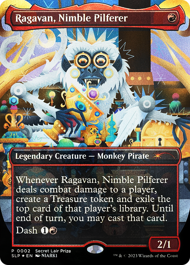 Ragavan, Nimble Pilferer (Borderless) [Secret Lair Showdown] | Gear Gaming Fayetteville