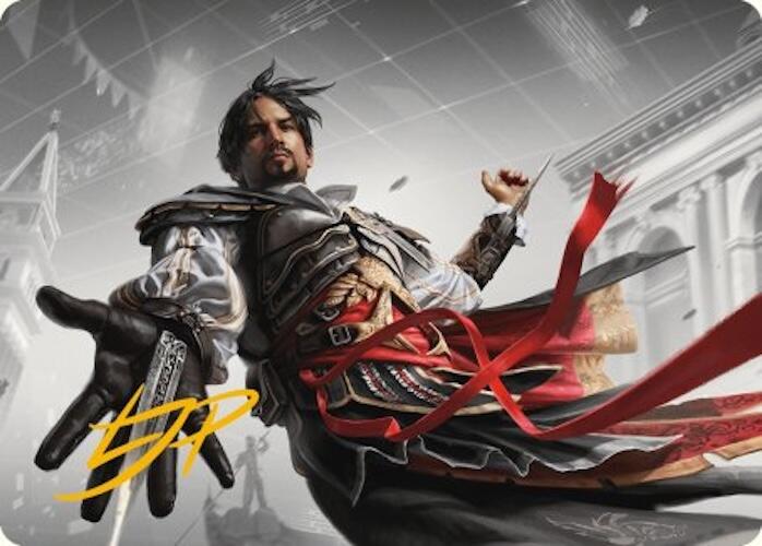 Ezio Auditore da Firenze Art Card (Gold-Stamped Signature) [Assassin's Creed Art Series] | Gear Gaming Fayetteville