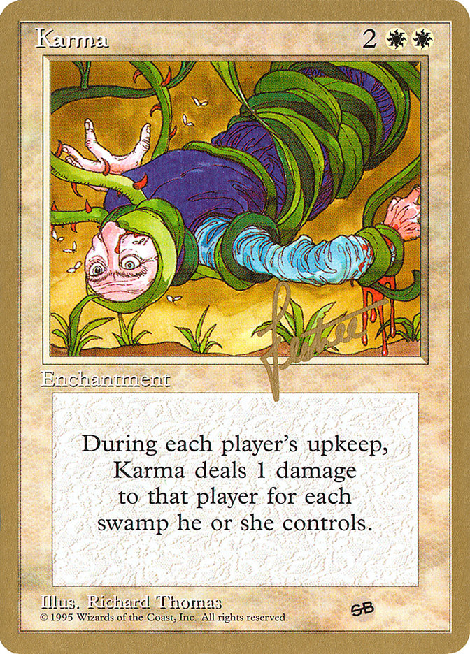 Karma (Bertrand Lestree) (SB) [Pro Tour Collector Set] | Gear Gaming Fayetteville
