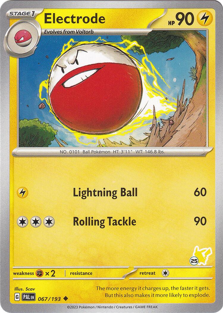 Electrode (067/193) (Pikachu Stamp #25) [Battle Academy 2024] | Gear Gaming Fayetteville