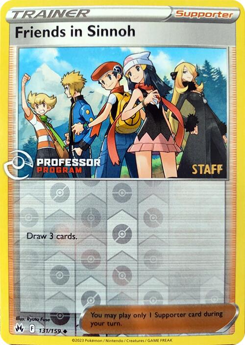 Friends in Sinnoh (131/159) (2023 Staff) [Professor Program Promos] | Gear Gaming Fayetteville