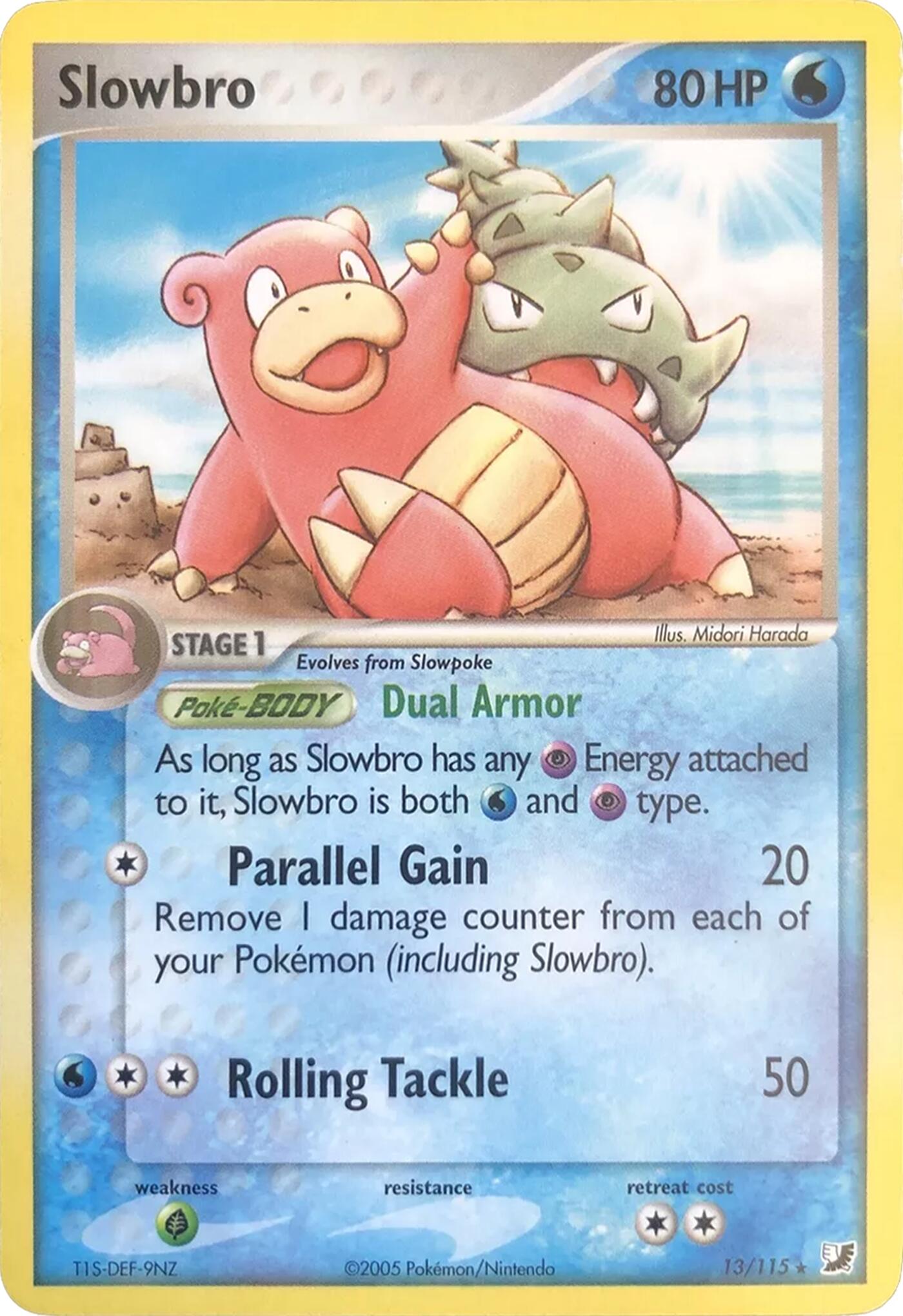 Slowbro (13/115) (Theme Deck Exclusives) [EX: Unseen Forces] | Gear Gaming Fayetteville