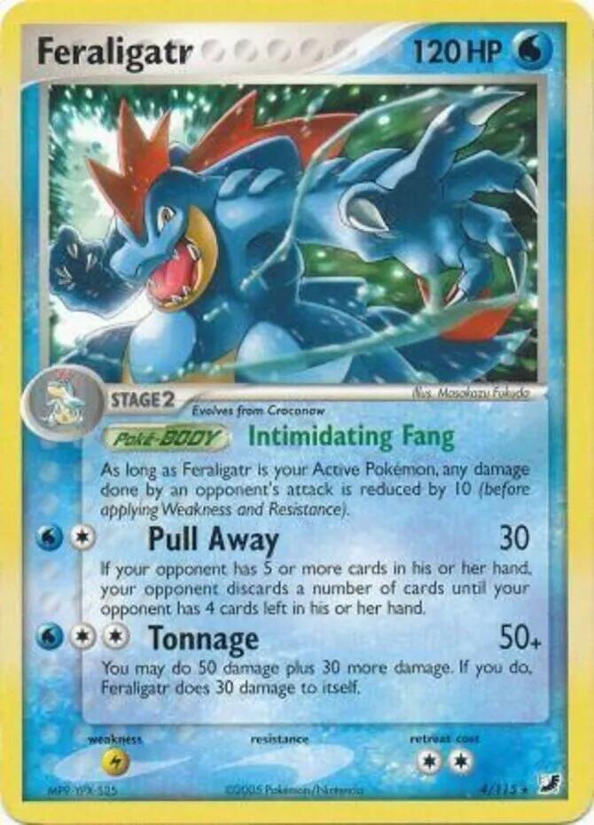 Feraligatr (4/115) (Theme Deck Exclusives) [EX: Unseen Forces] | Gear Gaming Fayetteville