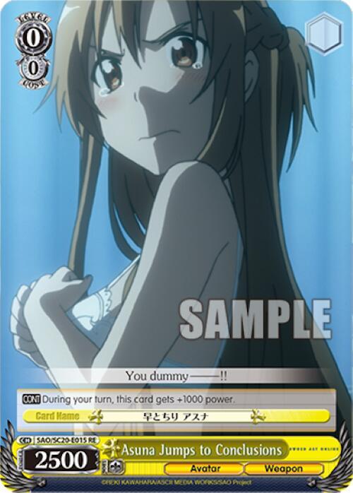 Asuna Jumps to Conclusions - [Sword Art Online Chronicle Set] | Gear Gaming Fayetteville